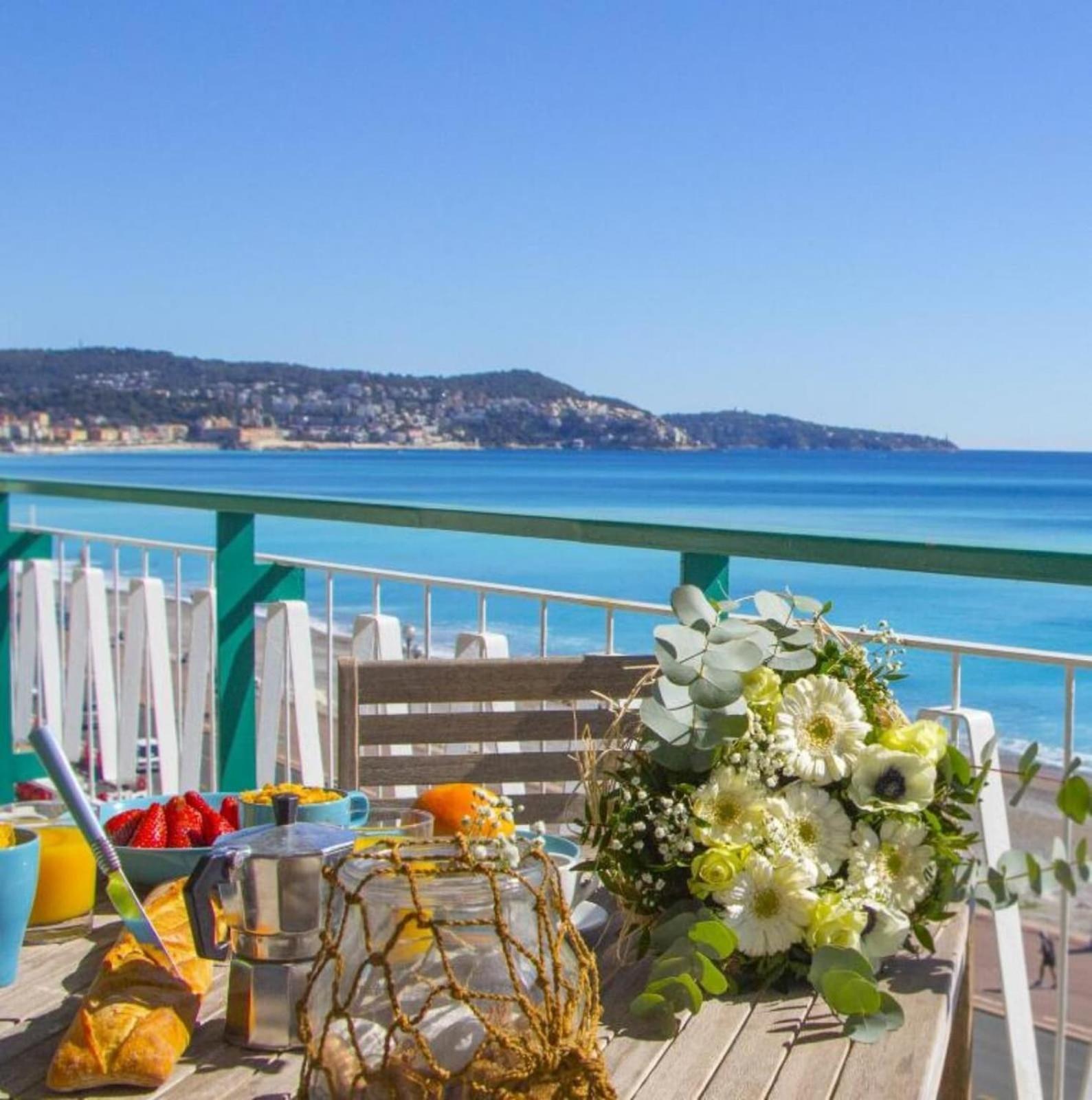 Prom 131 - Promenade - Sea View - Terrace Apartment Ница Екстериор снимка